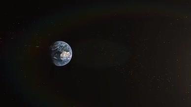 空间地球旋转AE模板视频的预览图